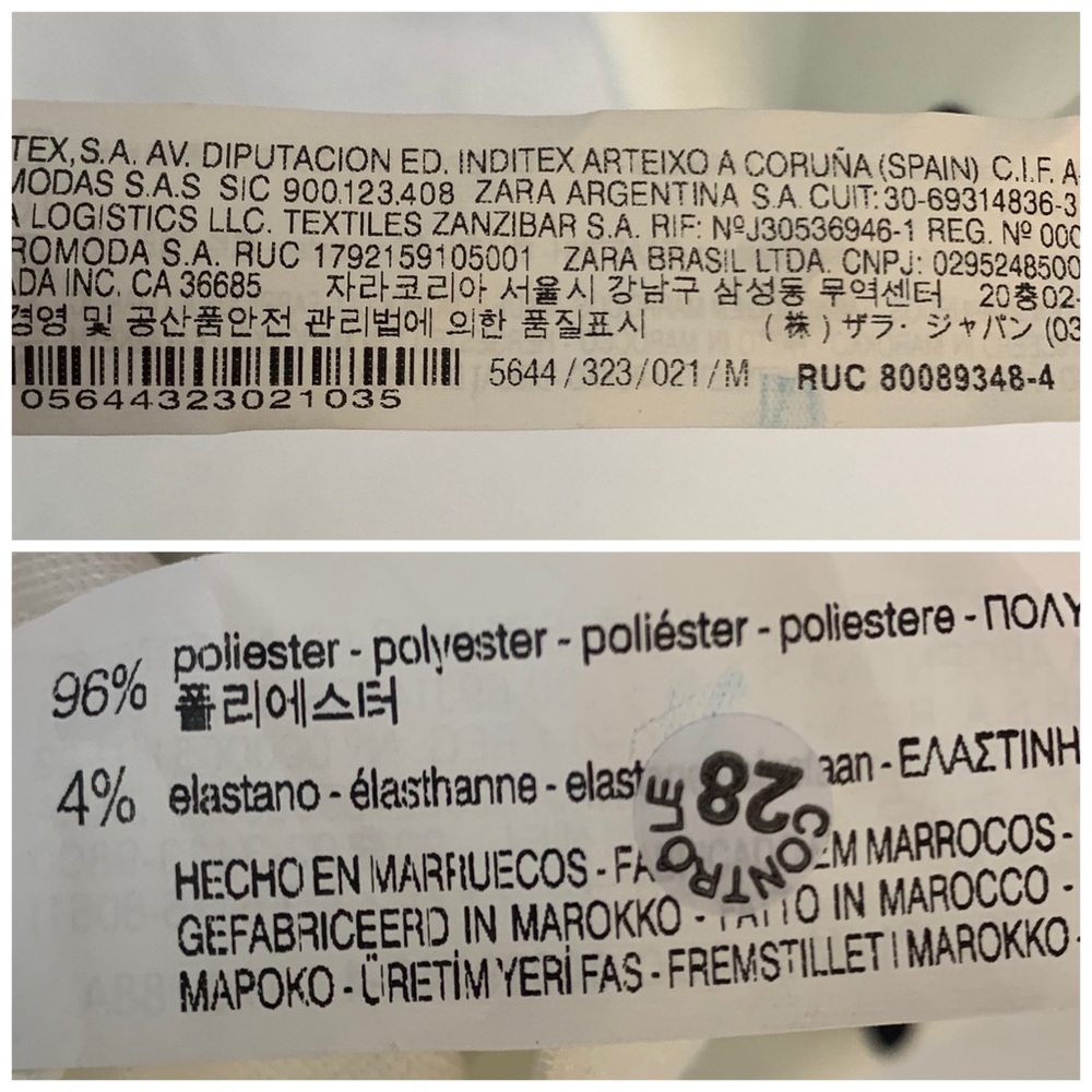 Zara White Black Polka Dot Strappy Mini Dress NWT - Picture 5 of 6